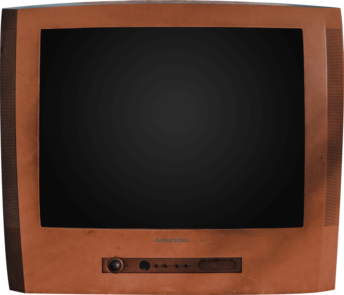 Transparent Vintage Tv